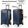 image:imageRicardo Beverly Hills Brentwood Hardside Luggage Collection  Expandable Suitcases with Wheels and TSA Lock 21 FastAccess Carryon amp 25 Medium Checkin 2Piece Set CrimsonOcean Blue