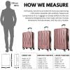 image:imageRicardo Beverly Hills Lombard Hardside CarryOn Luggage  Expandable Travel Bag with 8Spinner Dual Wheels amp Telescoping Handle 21inch Rose GoldRose Gold