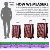 image:imageRicardo Beverly Hills Melrose Hardside Expandable Luggage with Lightweight Construction for Smooth Traveling Stylish Durable and Spacious Men and Women Claret Red CheckIn Medium 25InchClaret Red