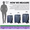 image:imageRicardo Beverly Hills Melrose Hardside Expandable Luggage with Lightweight Construction for Smooth Traveling Stylish Durable and Spacious Men and Women Claret Red CheckIn Medium 25InchPrussian Blue