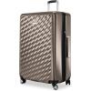 image:imageRicardo Beverly Hills Melrose Hardside Expandable Luggage with Lightweight Construction for Smooth Traveling Stylish Durable and Spacious Men and Women Claret Red CheckIn Medium 25InchBronze