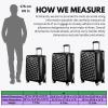 image:imageRicardo Beverly Hills Melrose Hardside Expandable Luggage with Lightweight Construction for Smooth Traveling Stylish Durable and Spacious Men and Women Claret Red CheckIn Medium 25InchBlack