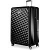 image:imageRicardo Beverly Hills Melrose Hardside Expandable Luggage with Lightweight Construction for Smooth Traveling Stylish Durable and Spacious Men and Women Claret Red CheckIn Medium 25InchBlack