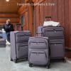 image:imageRicardo Beverly Hills Montecito 30 Softside Luggage Collection  Expandable Suitcases with Wheels and TSA Lock 21 Carryon French GrayFrench Gray