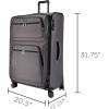 image:imageRicardo Beverly Hills Montecito 30 Softside Luggage Collection  Expandable Suitcases with Wheels and TSA Lock 21 Carryon French GrayFrench Gray