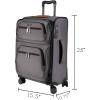 image:imageRicardo Beverly Hills Montecito 30 Softside Luggage Collection  Expandable Suitcases with Wheels and TSA Lock 21 Carryon French GrayFrench Gray