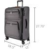 image:imageRicardo Beverly Hills Montecito 30 Softside Luggage Collection  Expandable Suitcases with Wheels and TSA Lock 21 Carryon French GrayFrench Gray