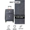 image:imageRicardo Beverly Hills Montecito 30 Softside Luggage Collection  Expandable Suitcases with Wheels and TSA Lock 21 Carryon French GrayGraphite