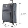 image:imageRicardo Beverly Hills Montecito 30 Softside Luggage Collection  Expandable Suitcases with Wheels and TSA Lock 21 Carryon French GrayGraphite