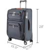 image:imageRicardo Beverly Hills Montecito 30 Softside Luggage Collection  Expandable Suitcases with Wheels and TSA Lock 21 Carryon French GrayGraphite