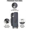 image:imageRicardo Beverly Hills Montecito 30 Softside Luggage Collection  Expandable Suitcases with Wheels and TSA Lock 21 Carryon French GrayGraphite