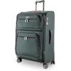 image:imageRicardo Beverly Hills Montecito 30 Softside Luggage Collection  Expandable Suitcases with Wheels and TSA Lock 21 Carryon French GrayHunter Green