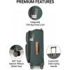 image:imageRicardo Beverly Hills Montecito 30 Softside Luggage Collection  Expandable Suitcases with Wheels and TSA Lock 21 Carryon French GrayHunter Green