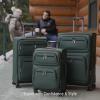 image:imageRicardo Beverly Hills Montecito 30 Softside Luggage Collection  Expandable Suitcases with Wheels and TSA Lock 21 Carryon French GrayHunter Green