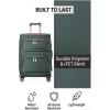image:imageRicardo Beverly Hills Montecito 30 Softside Luggage Collection  Expandable Suitcases with Wheels and TSA Lock 21 Carryon French GrayHunter Green