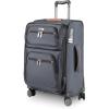 image:imageRicardo Beverly Hills Montecito 30 Softside Luggage Collection  Expandable Suitcases with Wheels and TSA Lock 21 Carryon French GrayGraphite