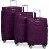 image:imageRicardo Hermosa Softside 3Piece Set with FREE Travel Kit Royal Purple