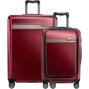 image:imageRicardo Beverly Hills Brentwood Hardside Luggage Collection  Expandable Suitcases with Wheels and TSA Lock 21 FastAccess Carryon amp 25 Medium Checkin 2Piece Set CrimsonCrimson