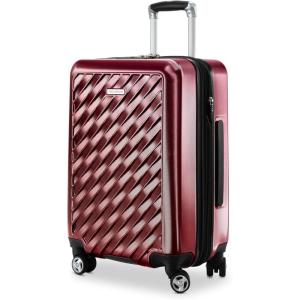 image:imageRicardo Beverly Hills Melrose Hardside Expandable Luggage with Lightweight Construction for Smooth Traveling Stylish Durable and Spacious Men and Women Claret Red CheckIn Medium 25InchClaret Red