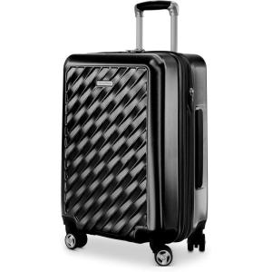 image:imageRicardo Beverly Hills Melrose Hardside Expandable Luggage with Lightweight Construction for Smooth Traveling Stylish Durable and Spacious Men and Women Claret Red CheckIn Medium 25InchBlack