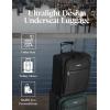 image:imageRicardo Avalon 28L Underseat Carry On Luggage  Sustainable Travel Bag Compact Suitcase with Wheels Travel Essentials for Short Trips Fits Under Seat 16inch BlackBlack