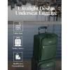 image:imageRicardo Avalon 28L Underseat Carry On Luggage  Sustainable Travel Bag Compact Suitcase with Wheels Travel Essentials for Short Trips Fits Under Seat 16inch BlackJuniper Green