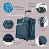 image:imageRicardo Avalon 28L Underseat Carry On Luggage  Sustainable Travel Bag Compact Suitcase with Wheels Travel Essentials for Short Trips Fits Under Seat 16inch BlackStorm Blue