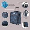 image:imageRicardo Avalon 28L Underseat Carry On Luggage  Sustainable Travel Bag Compact Suitcase with Wheels Travel Essentials for Short Trips Fits Under Seat 16inch BlackSerengeti Night