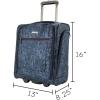 image:imageRicardo Avalon 28L Underseat Carry On Luggage  Sustainable Travel Bag Compact Suitcase with Wheels Travel Essentials for Short Trips Fits Under Seat 16inch BlackSerengeti Night