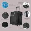 image:imageRicardo Avalon 28L Underseat Carry On Luggage  Sustainable Travel Bag Compact Suitcase with Wheels Travel Essentials for Short Trips Fits Under Seat 16inch BlackBlack