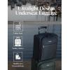 image:imageRicardo Avalon 28L Underseat Carry On Luggage  Sustainable Travel Bag Compact Suitcase with Wheels Travel Essentials for Short Trips Fits Under Seat 16inch BlackStorm Blue