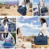 image:imageRicardo Beverly Hills Avalon DropBottom Weekender Duffel  Stylish Tote Bag for Women Carry On Luggage amp Travel Essentials 38L BlackStorm Blue