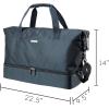 image:imageRicardo Beverly Hills Avalon DropBottom Weekender Duffel  Stylish Tote Bag for Women Carry On Luggage amp Travel Essentials 38L BlackStorm Blue