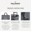 image:imageRicardo Beverly Hills Montecito 20 Softside Rolling Duffel Bag with Wheels and Handle Ideal Lightweight Travel Bag for Men and Women 22inch Wide Grey