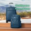 image:imageRicardo Beverly Hills Avalon Travel Laptop Backpack  CarryOn Luggage Multipurpose Travel Bag for Business amp School 23L BlackStorm Blue