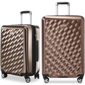 image:imageRicardo Melrose Hardside 2Piece Set 20 and 25 with FREE Travel Kit Bronze