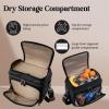 image:imageRicardo Beverly Hills Flight Essentials Small Cooler Durable Ballistic Nylon Fabric Water and Stain Resistant Top DryStorage and ColdHolding Compartment Washable FoodGrade Lining 75Inches