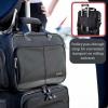 image:imageRicardo Beverly Hills Flight Essentials Softside Deluxe Boarding Bag Durable Ballistic Nylon Fabric Water and Stain Resistant Men and Women CarryOn Luggage 16Inches Wide Black