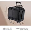 image:imageRicardo Beverly Hills Flight Essentials Softside WheelABoard Bag Rolling Laptop CarryOn Luggage Durable Ballistic Nylon Fabric Water and Stain Resistant Men and Women 165Inches Wide