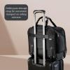 image:imageRicardo Beverly Hills Flight Essentials Softside WheelABoard Bag Rolling Laptop CarryOn Luggage Durable Ballistic Nylon Fabric Water and Stain Resistant Men and Women 165Inches Wide
