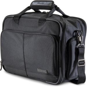 image:imageRicardo Beverly Hills Flight Essentials Softside Deluxe Boarding Bag Durable Ballistic Nylon Fabric Water and Stain Resistant Men and Women CarryOn Luggage 16Inches Wide Black