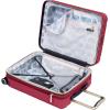 image:imageRicardo Beverly Hills Indio Hardside Luggage Durable Spacious Stylish Compression Straps Secondary Packing Compartment Ruby CarryOn 20InchRuby