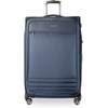 image:imageRicardo Beverly Hills Softside CarryOn with Front Pocket 20Inch Lightweight Expandable Luggage 360 Spinner Wheels Sustainable Design TSA Lock Telescopic Pull Handle Black Ashbury SeriesNavy