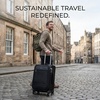 image:imageRicardo Beverly Hills Softside CarryOn with Front Pocket 20Inch Lightweight Expandable Luggage 360 Spinner Wheels Sustainable Design TSA Lock Telescopic Pull Handle Black Ashbury SeriesBlack