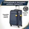 image:imageRicardo Beverly Hills Softside CarryOn with Front Pocket 20Inch Lightweight Expandable Luggage 360 Spinner Wheels Sustainable Design TSA Lock Telescopic Pull Handle Black Ashbury SeriesNavy