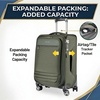 image:imageRicardo Beverly Hills Softside CarryOn with Front Pocket 20Inch Lightweight Expandable Luggage 360 Spinner Wheels Sustainable Design TSA Lock Telescopic Pull Handle Black Ashbury SeriesPine