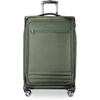 image:imageRicardo Beverly Hills Softside CarryOn with Front Pocket 20Inch Lightweight Expandable Luggage 360 Spinner Wheels Sustainable Design TSA Lock Telescopic Pull Handle Black Ashbury SeriesPine