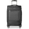 image:imageRicardo Beverly Hills Softside CarryOn with Front Pocket 20Inch Lightweight Expandable Luggage 360 Spinner Wheels Sustainable Design TSA Lock Telescopic Pull Handle Black Ashbury SeriesBlack
