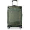 image:imageRicardo Beverly Hills Softside CarryOn with Front Pocket 20Inch Lightweight Expandable Luggage 360 Spinner Wheels Sustainable Design TSA Lock Telescopic Pull Handle Black Ashbury SeriesPine