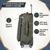 image:imageRicardo Beverly Hills Softside CarryOn with Front Pocket 20Inch Lightweight Expandable Luggage 360 Spinner Wheels Sustainable Design TSA Lock Telescopic Pull Handle Black Ashbury SeriesPine